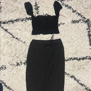 Elegant Black Women's Skirt new both for 10$